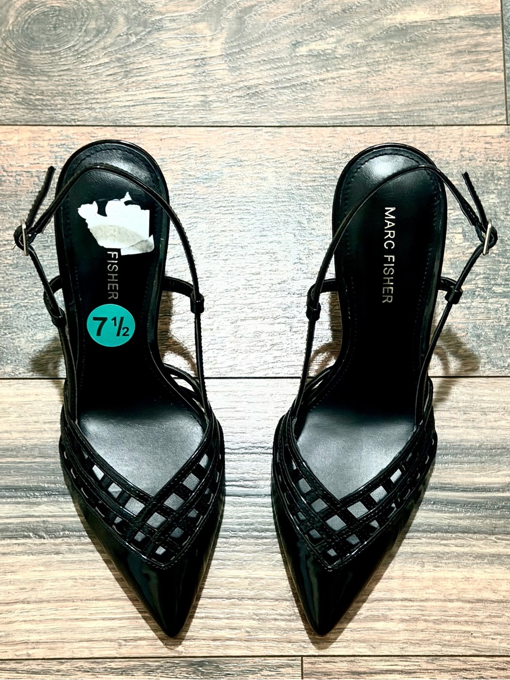 Marc Fisher Reagan Woven Slingback Pump size 7.5